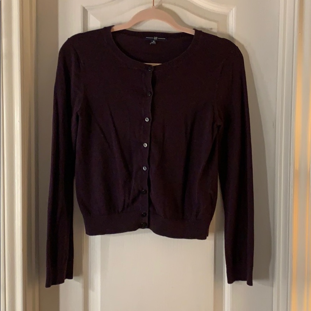 Gap Plum Cardigan